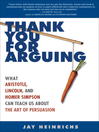 Thank You for Arguing@